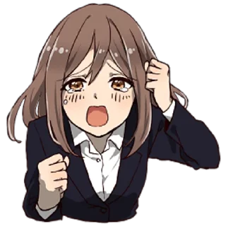 Sticker Драма-тян @nyasticks - 7