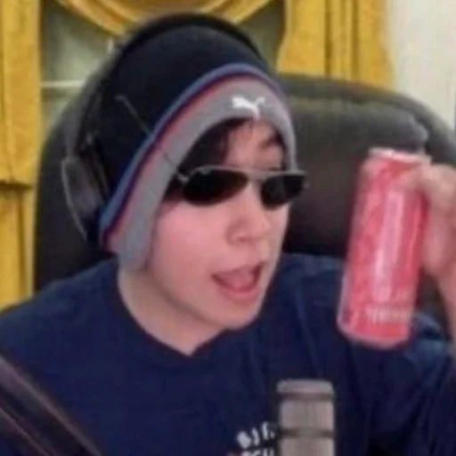 soft drink person human face