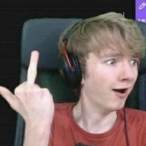 person headphones human face