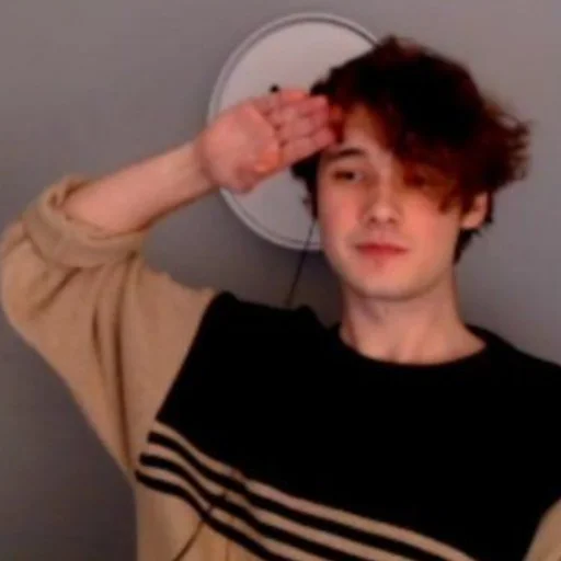 person human face wall