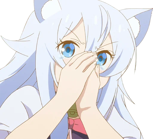 Sticker The white ball of FLUFF - 1