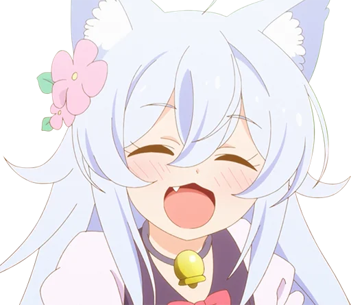 Sticker The white ball of FLUFF - 0