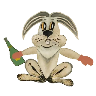 Стикер DrunkHare - 2