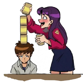 Sticker Friday Misato @ne90e_memes - 1