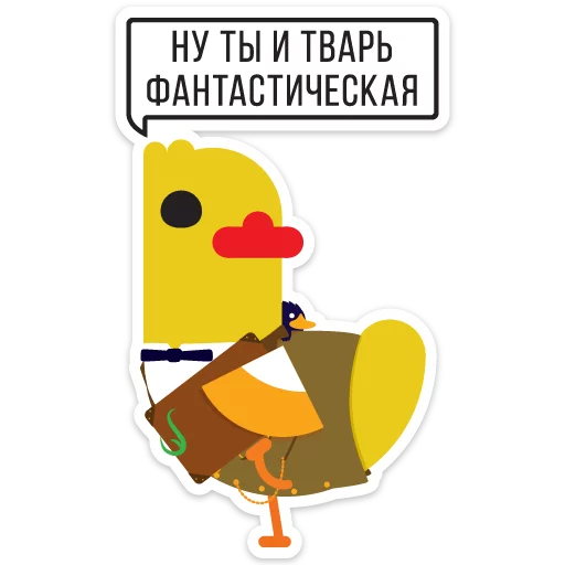 Sticker Duck attack stickers - 5