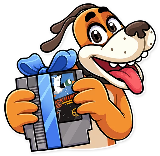 Sticker DuckHuntDog - 1