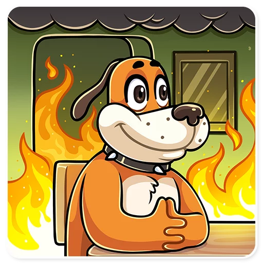 Sticker DuckHuntDog - 1