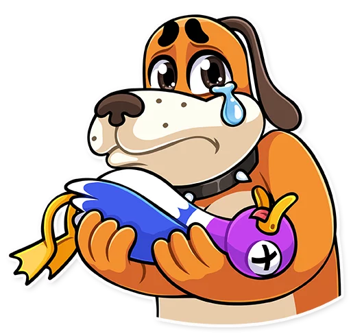 Sticker DuckHuntDog - 1