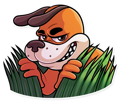 Sticker DuckHuntDog - 1