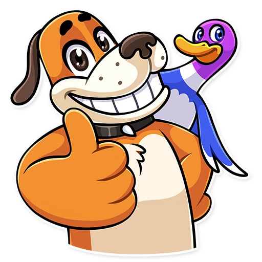 Sticker DuckHuntDog - 1