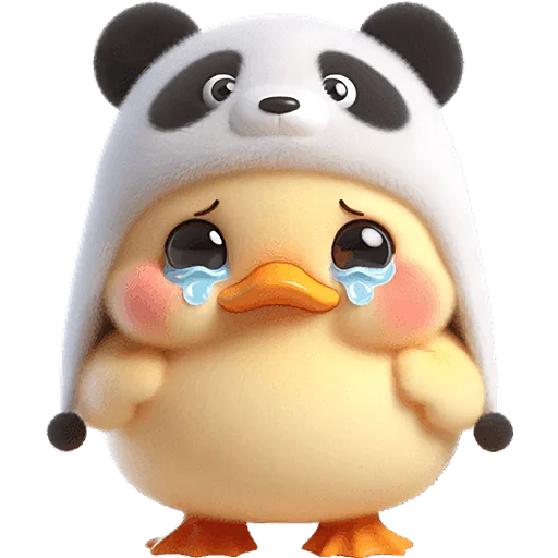 Sticker Duck_Panda_Nyasticks - 1