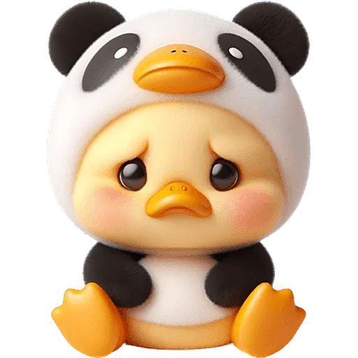 Sticker Duck_Panda_Nyasticks - 1