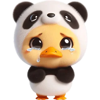 Sticker Панда-утка @Nyasticks - 8