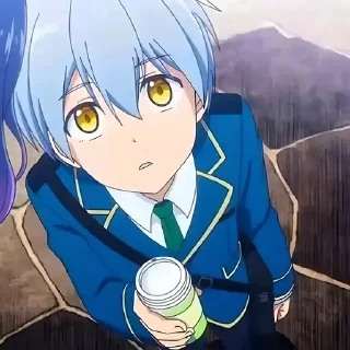 Стикер Вермейл в золотом @anime_sticks - 7