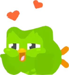 Стикер Duolingo - 3