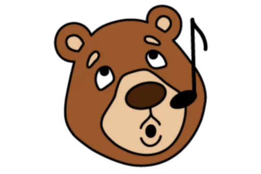 клипарт мультипликация медведь