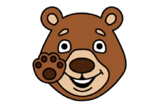 клипарт медведь мультфильм