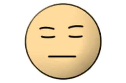 мультфильм круг смайлик