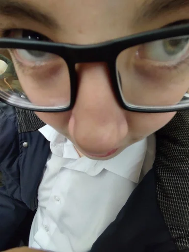 person human face eyewear