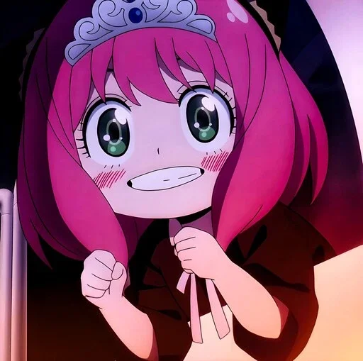 Аня форджер @anime_sticks - 