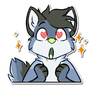 Sticker Dusk the dog - 11