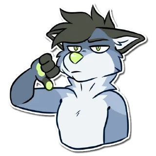 Sticker Dusk the dog - 1