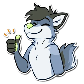 Sticker Dusk the dog - 6