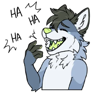 Sticker Dusk the dog - 0