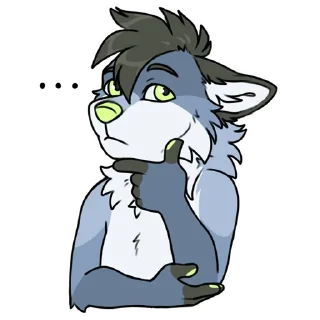 Sticker Dusk the dog - 7