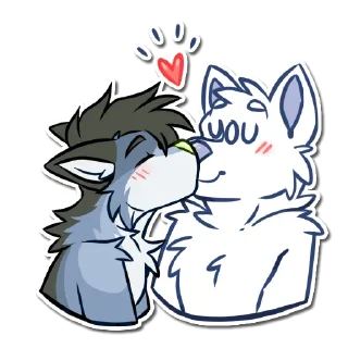 Sticker Dusk the dog - 3