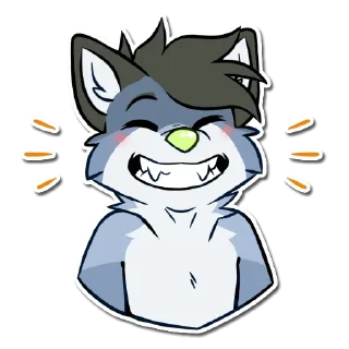 Sticker Dusk the dog - 9