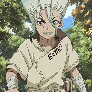 Sticker Доктор стоун @anime_stickerr - 4