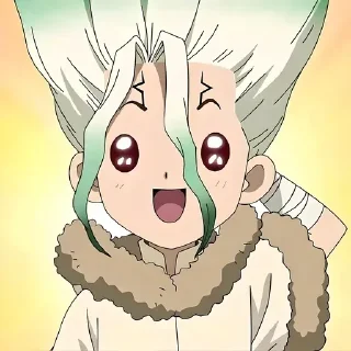 Sticker Доктор стоун @anime_stickerr - 2