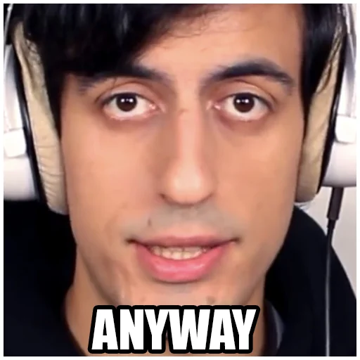 человеческое лицо наушники бровь