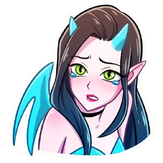 Стикер Дьяволица Даниэла : @JustPlumColor - 3