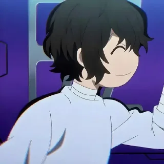 Стикер Бродячие псы @anime_sticks - 10