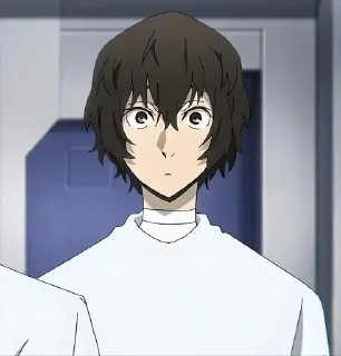 Стикер Бродячие псы @anime_sticks - 6