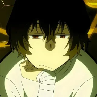 Стикер Бродячие псы @anime_sticks - 7