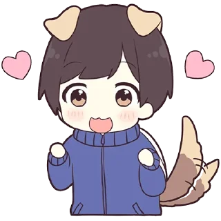 Стикер Джерси-кун @nyasticks - 2