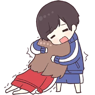 Sticker Джерси-кун 4 @nyasticks - 0