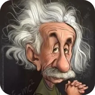 Sticker Эйнштейн @Mr_plum1 - 4