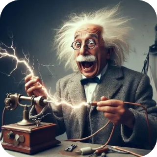 Sticker Эйнштейн @Mr_plum1 - 5