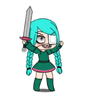 Sticker Энничка  @Klee6969 - 11