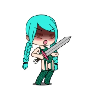 Sticker Энничка  @Klee6969 - 0