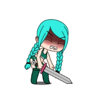 Sticker Энничка  @Klee6969 - 2