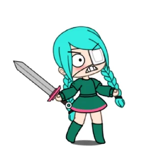 Sticker Энничка  @Klee6969 - 8