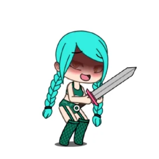 Sticker Энничка  @Klee6969 - 7