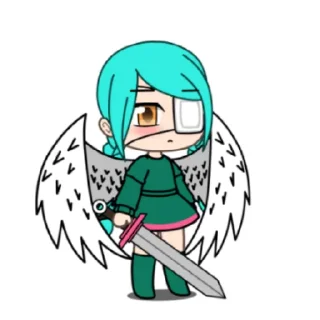 Sticker Энничка  @Klee6969 - 1