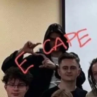 Стикер Эскейперская хуйня ( @sssentrs ) - 3