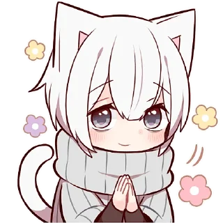 Sticker Усталый котёнок 2 @Nyasticks - 8